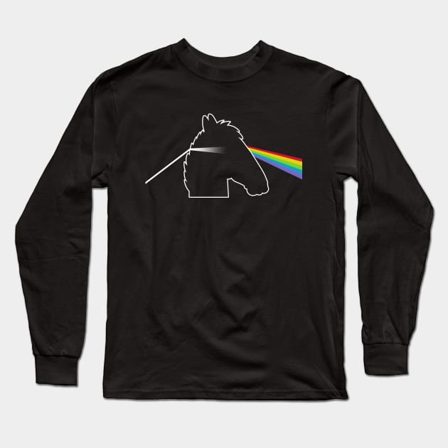 The Dark Side of the Horseman Long Sleeve T-Shirt by Yellowkoong